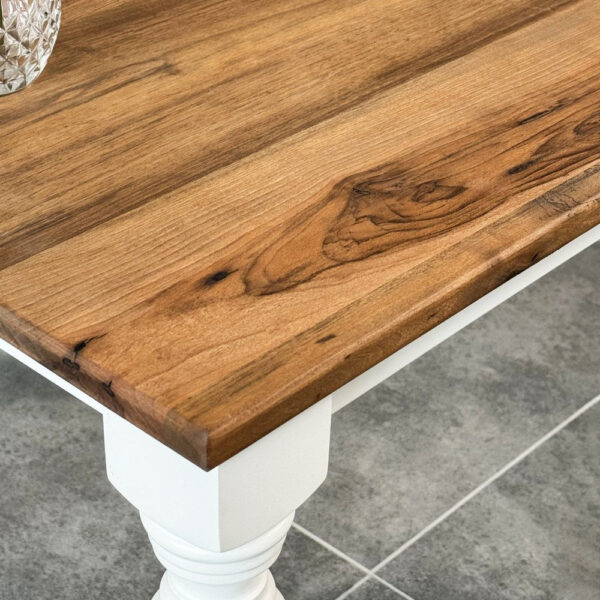 Vergilia Modern Two-Toned Square Coffee Table – Wooden Center Table - Image 5