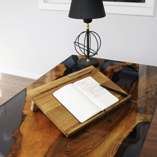 Vergilia Solid Walnut Writing Slope & Laptop Stand - Image 9