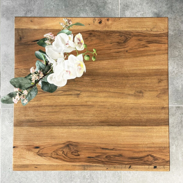 Vergilia Modern Two-Toned Square Coffee Table – Wooden Center Table - Image 4