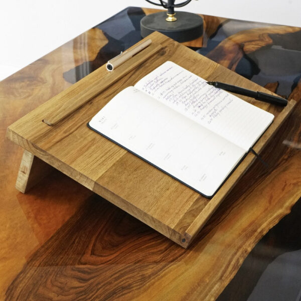 Vergilia Solid Walnut Writing Slope & Laptop Stand - Image 10