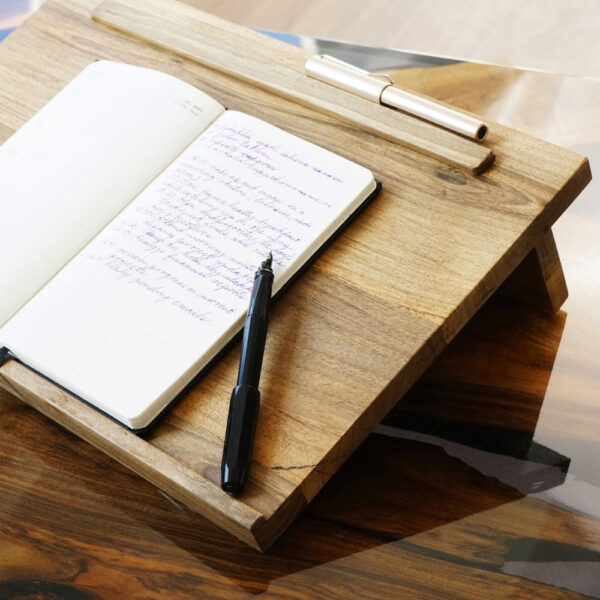 Vergilia Solid Walnut Writing Slope & Laptop Stand - Image 8
