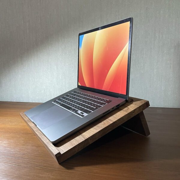 Vergilia Solid Walnut Writing Slope & Laptop Stand - Image 3
